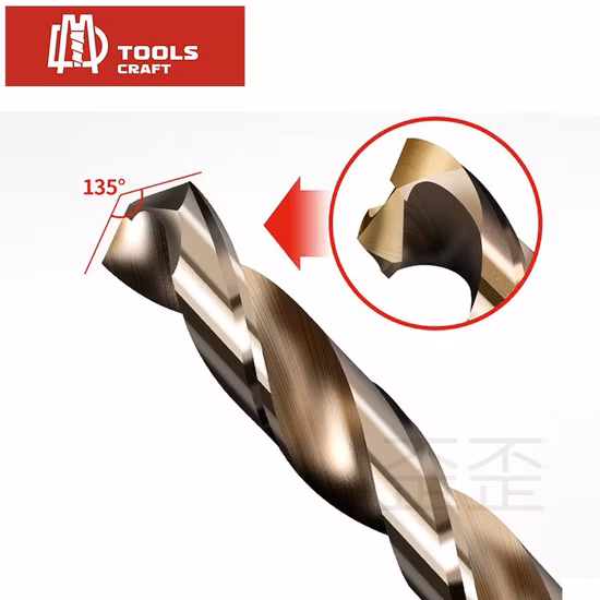 170 PCS DIN338 ANSI Broca HSS Haste Reta Broca Torcida de Cobalto para Aço Inoxidável
